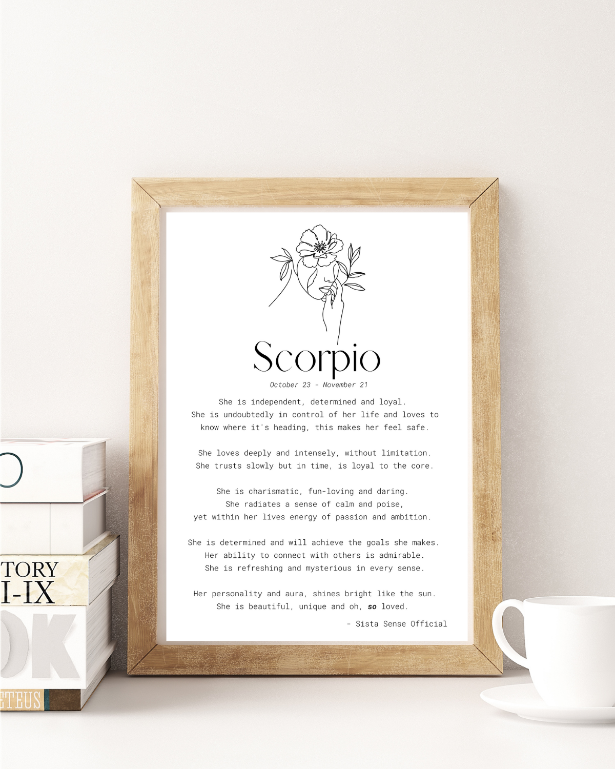 Scorpio Letter Print – The Soul Collective